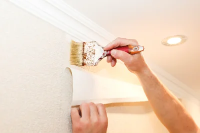 Pose de papier peint à Menton — revêtements muraux et toiles de verre